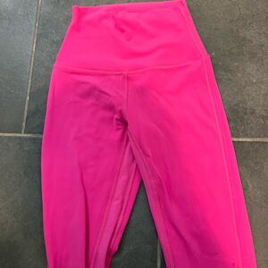 COPY - Sonic pink lulu lemon leggings! size 0